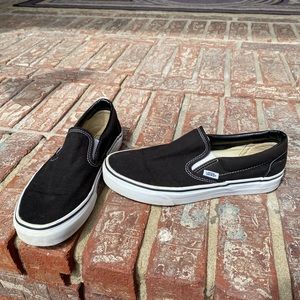 Black Slip-On Vans